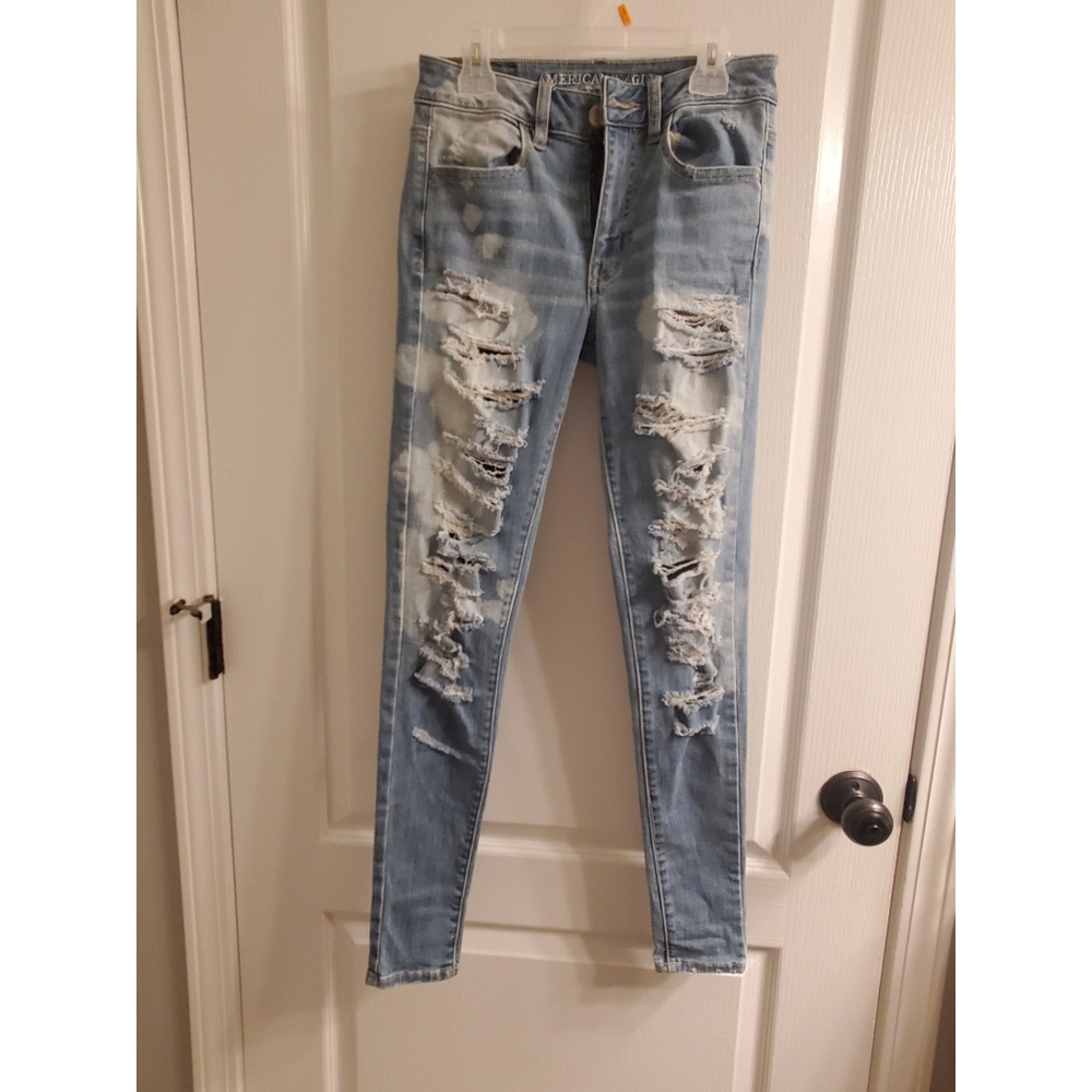 AEO distressed jeans